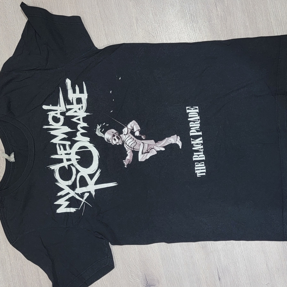 My Chemical Romance Black Short Sleeve Tee with Graphic Design